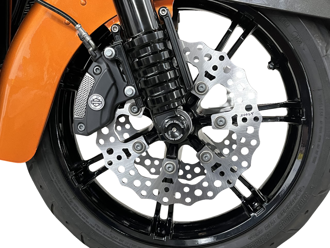 Arlen Ness 11.8" Jagged Floating Front Brake Rotor for 2020-2024 Harley Touring