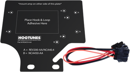 Hogtunes Motorcycle Fairing Amplifier Adapter Mount 1998-2013 Harley Road Glide
