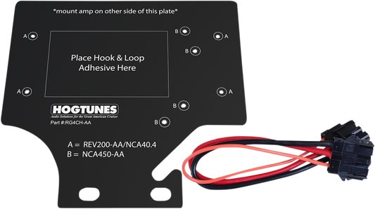 Hogtunes Motorcycle Fairing Amplifier Adapter Mount 1998-2013 Harley Road Glide