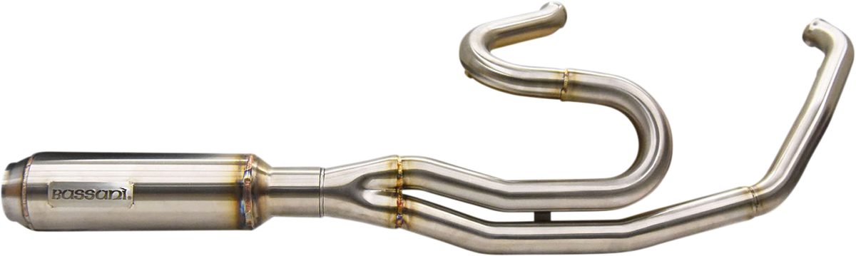 Bassani Mid-Length 2:1 Super Bike Motorcycle Exhaust 2017-2024 Harley Touring