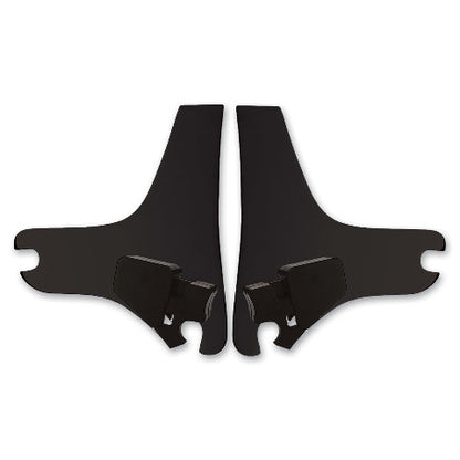 Cycle Visions Black Detachable Sissy Bar Side Plates  97-08 Harley Touring FLHTC