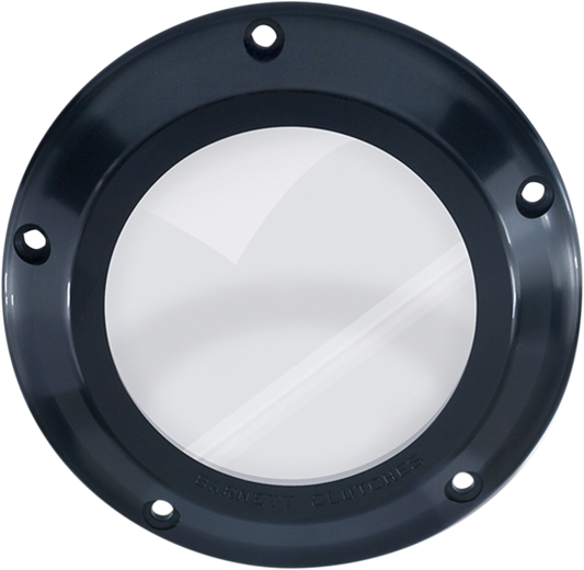 Barnett Scorpion Black Clear Derby Cover fits 2007-2018 Harley Touring Softail