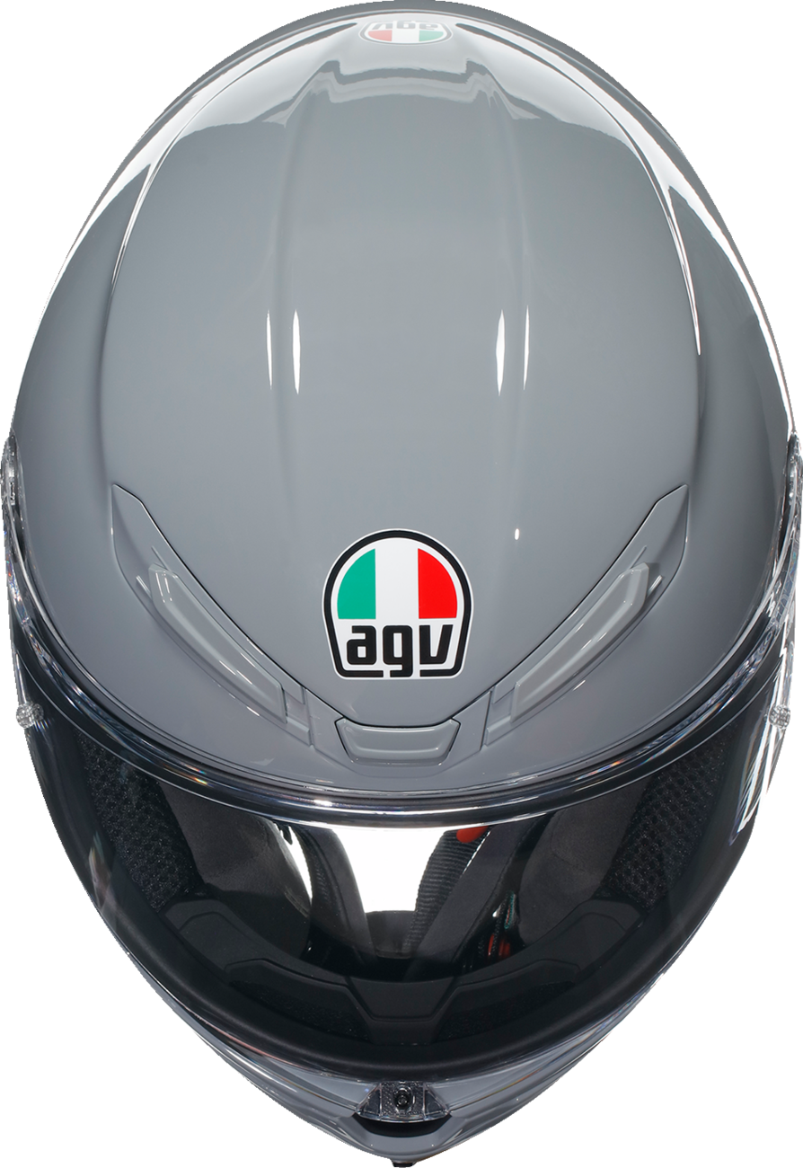 AGV K6 S Solid Nardo Gray Unisex Adult Motorcycle Street Full Face Helmet