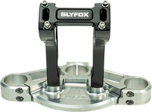 Slyfox 6" Black 1-1/8" Clamping Pullback Handlebar Riser Kit for Harley Davidson