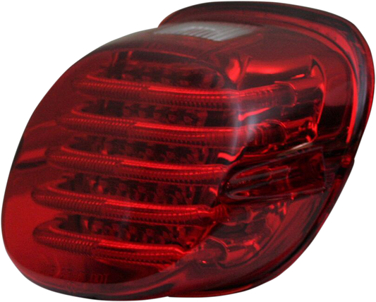 Custom Dynamics Probeam Red LED Low Profile laydown Taillight 1999-2022 Harley
