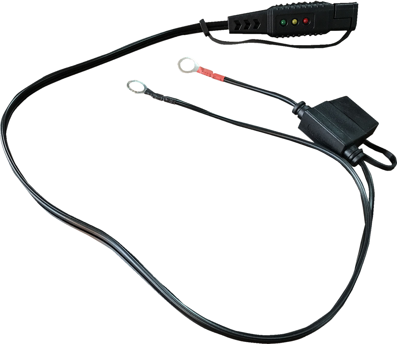 BS Universal 20" Motorcycle Battery Charger Charge Indicator w/ LED Pigtail