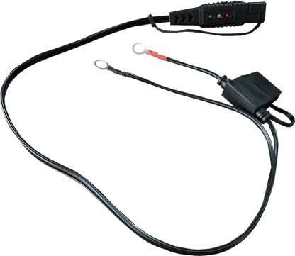BS Universal 20" Motorcycle Battery Charger Charge Indicator w/ LED Pigtail
