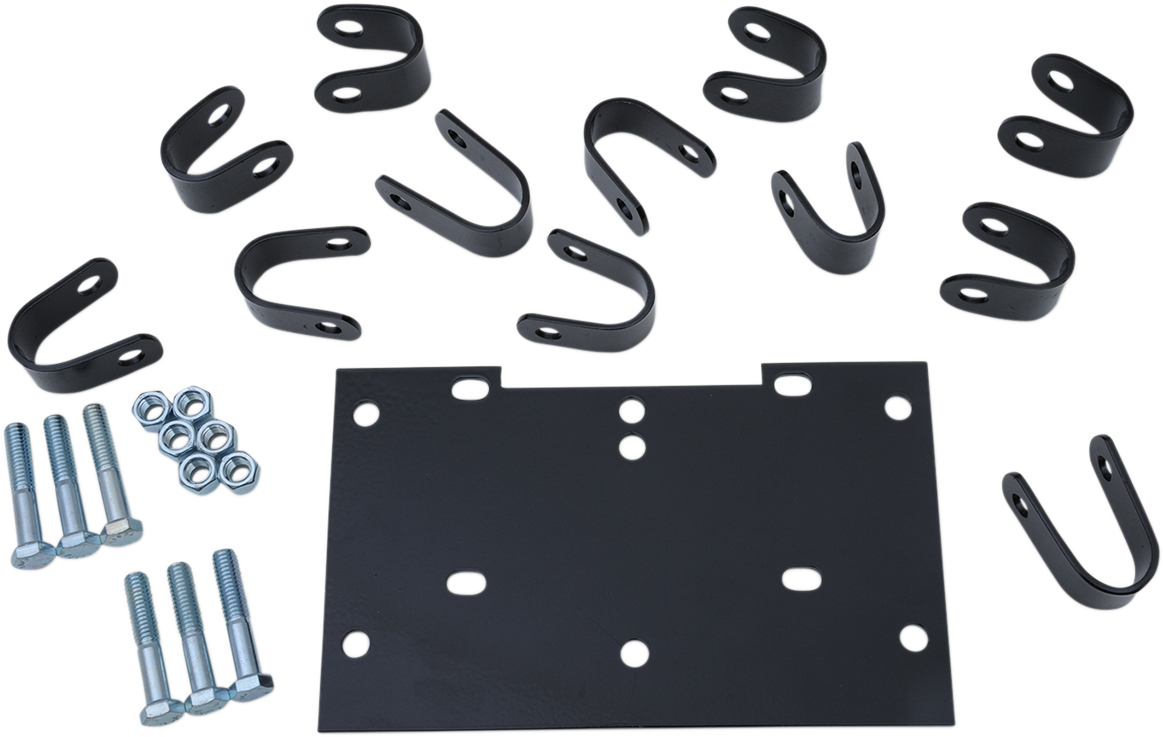 Moose Utility Black ATV Front Winch Mount 2004-2016 Honda TRX250 Recon ES 4x2