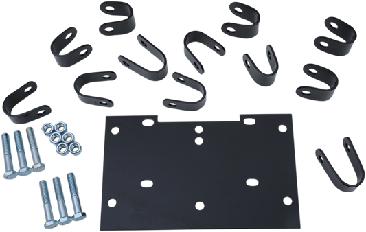 Moose Utility Black ATV Front Winch Mount 2004-2016 Honda TRX250 Recon ES 4x2