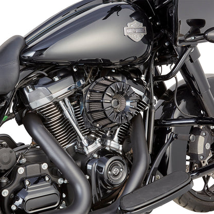 Arlen Ness Black 15 Spoke Air Filter Cleaner Kit for 2008-2017 Harley Touring