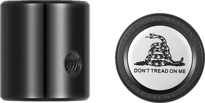 Figurati Don't Tread On Me Heel Shifter Black Eliminator Cover 1984-2023 Harley