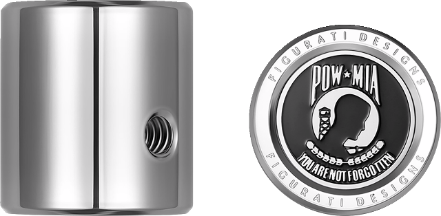 Figurati POW-MIA Heel Shifter Eliminator Cover 1984-2023 Harley Davidson