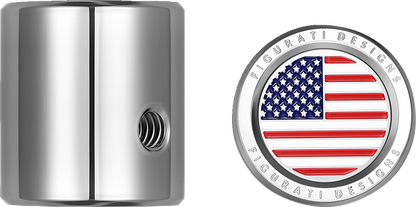 Figurati USA Flag Heel Shifter Eliminator Cover 1984-2023 Harley Davidson