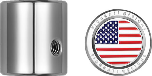 Figurati USA Flag Heel Shifter Eliminator Cover 1984-2023 Harley Davidson