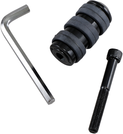 Drag Specialties Soft Ride Black Small Rubber Shift Peg for Harley Davidson