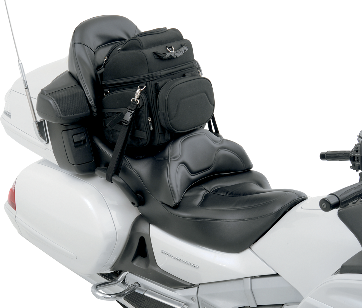Saddlemen BR1800EX Motorcycle Back Seat Sissy Bar Bag Luggage For Harley