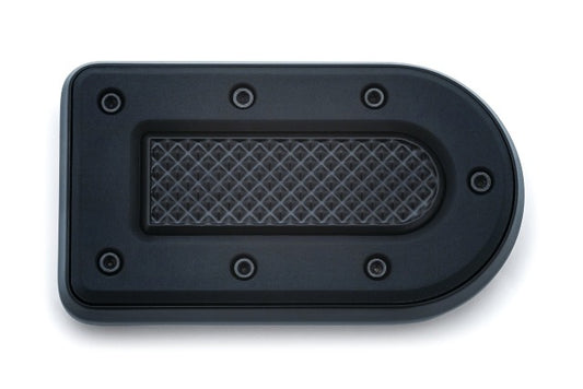 Kuryakyn 7038 Heavy Industry Black Brake Pedal Pad 00-19 Harley Dyna Softail FXS