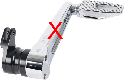 Thrashin P-54 Slim Adjustable Brake Arm Pedal for 14-24 Harley Touring BBP-PS-03