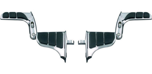 Kuryakyn Swingwing Male Mount Chrome Footpegs Harley Davidson FLSTF FXD XL 4466