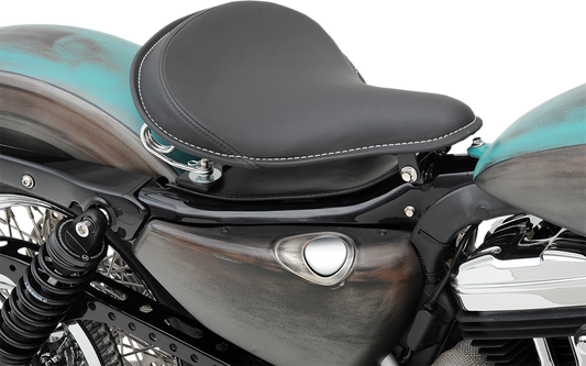 Drag Specialties Large Spring Solar Reflective Solo Seat for Harley Davidson