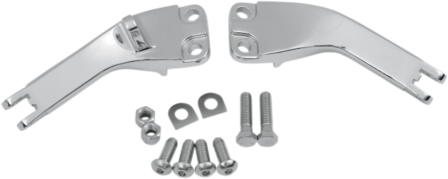 Drag Specialties Passenger Footpeg Mounts 2006-2017 Harley Dyna FXD FXDL FXDB