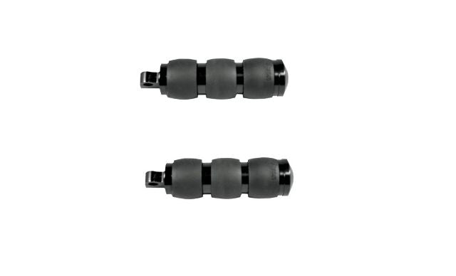 Avon Velvet Air Black Universal Male Mounted Motorcycle Folding Foot Pegs Harley
