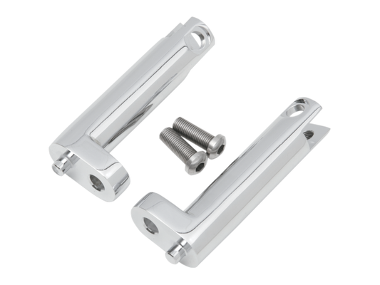 Drag Specialties Chrome Passenger Footpeg Mounts 1993-2022 Harley Touring FLHT
