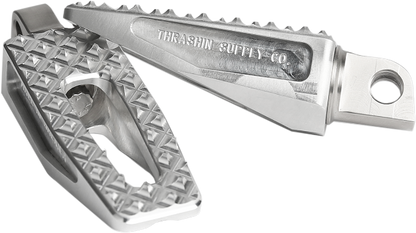 Thrashin P-54 Raw Slim Male Mount Footpegs for Harley Softail Dyna FXR Touring