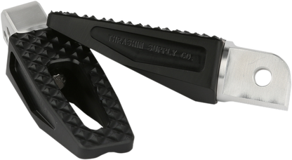 Thrashin P-54 Black Rear Slim Driver Footpegs for 2018-2023 Harley Softail FLFBS