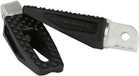 Thrashin P-54 Black Rear Slim Driver Footpegs for 2018-2023 Harley Softail FLFBS