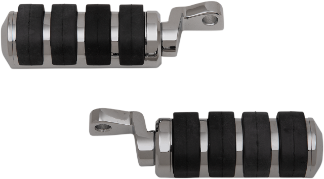 Drag Specialties Chrome Rear Passenger Footpegs for 2008-2022 Harley Sportster