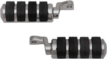 Drag Specialties Chrome Rear Passenger Footpegs for 2008-2022 Harley Sportster