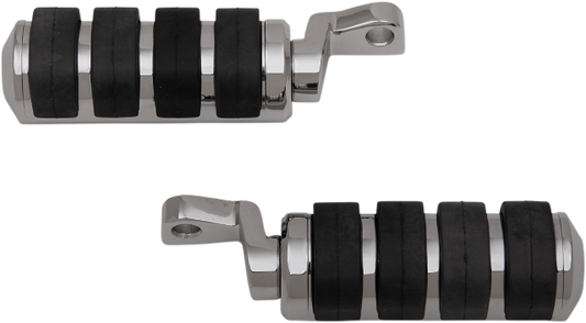 Drag Specialties Chrome Rear Passenger Footpegs for 2008-2022 Harley Sportster