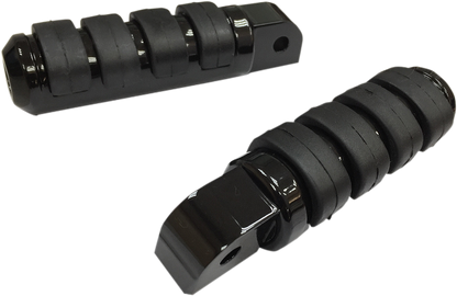 Drag Specialties Black Passenger Foot Pegs 2018-25 Harley Softail Heritage FXFB