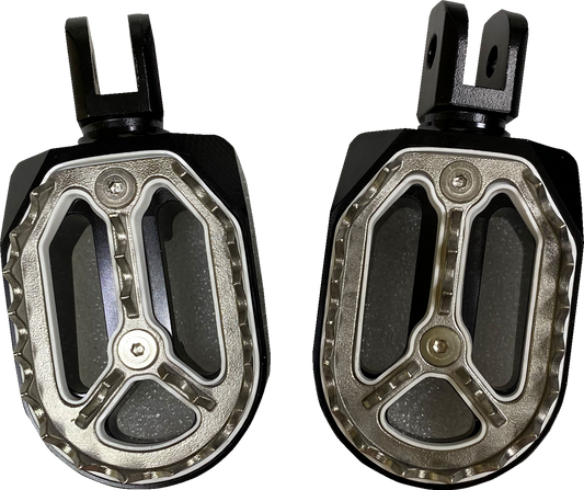 Drag Specialties Qualifier Driver Foot Pegs 2018-2024 Harley Softail Pan America