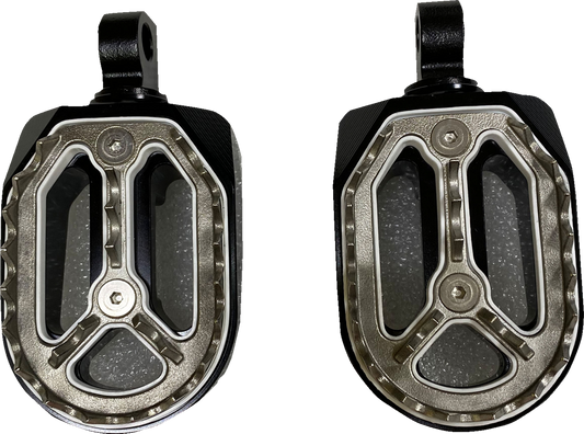 Drag Specialties Qualifier Male Mount Foot Pegs for 1972-2025 Harley Dyna FXR