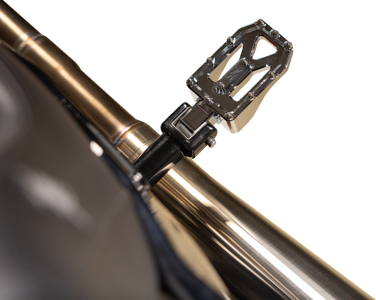 Thrashin Supply Chrome Aggressor Male Mount Foot Pegs for 1972-2025 Harley