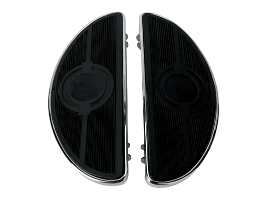 Drag Specialties Half Moon Driver Floorboards fits 1980-2023 Harley Touring