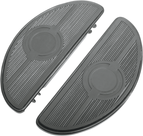 Drag Specialties Vintage Half-Moon Floorboards for 1980-2023 Harley Touring