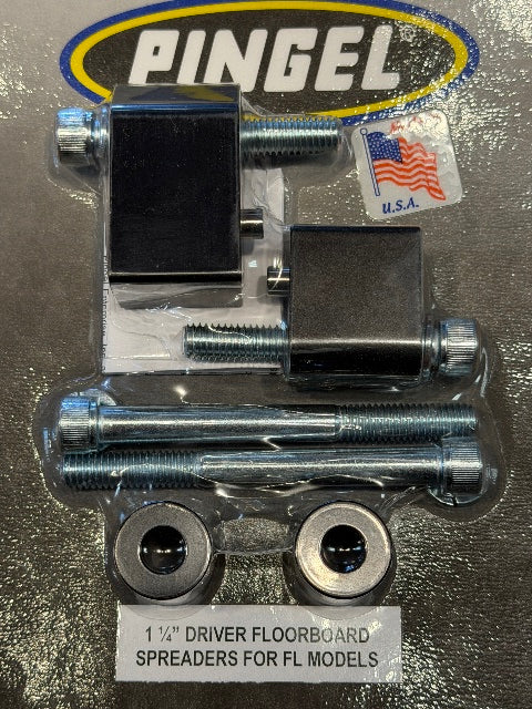 Pingel Driver Floorboard Extenders Relocation Bracket for 2009-25 Harley Touring