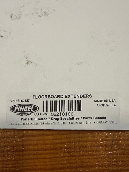 Pingel Driver Floorboard Extenders Relocation Bracket for 2009-25 Harley Touring