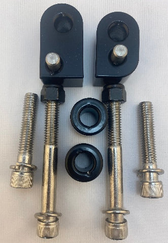 Pro pad Black Front FloorBoard .8" Out Extension Kit fits 2009-20 Harley Touring