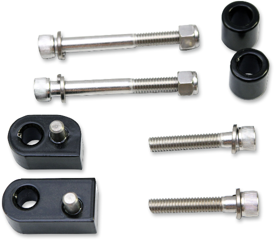 Pro pad Black Front FloorBoard .8" Out Extension Kit fits 2009-20 Harley Touring