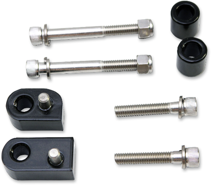 Pro pad Black Front FloorBoard .8" Out Extension Kit fits 2009-20 Harley Touring
