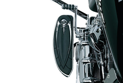 Kuryakyn 4588 Chrome Driver Floorboard Relocation Brackets 97-16 Harley Touring