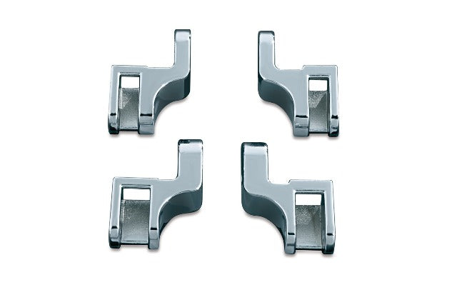 Kuryakyn 4588 Chrome Driver Floorboard Relocation Brackets 97-16 Harley Touring