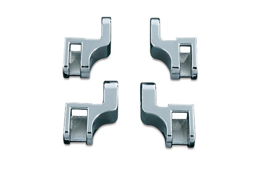 Kuryakyn 4588 Chrome Driver Floorboard Relocation Brackets 97-16 Harley Touring