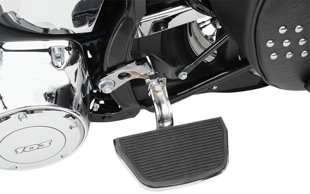 Drag Specialties Chrome Passenger Floorboard Mounts for 2000-2017 Harley Softail