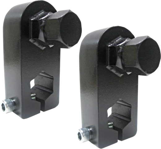Pingel Black Rear Pair Passenger Floorboard Risers fits 2001-2017 Harley Softail