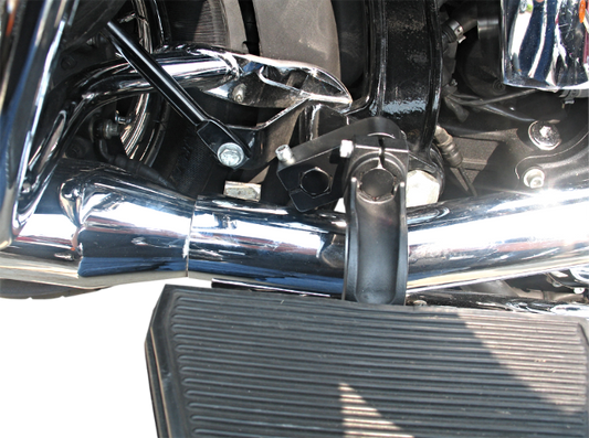Pingel Black Rear Pair Passenger Floorboard Risers fits 2001-2017 Harley Softail